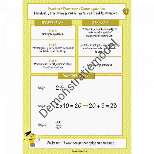 Set Breuken procenten & kommaget. (19) - Afbeelding 12