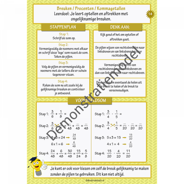 Set Breuken procenten & kommaget. (19) - Afbeelding 9