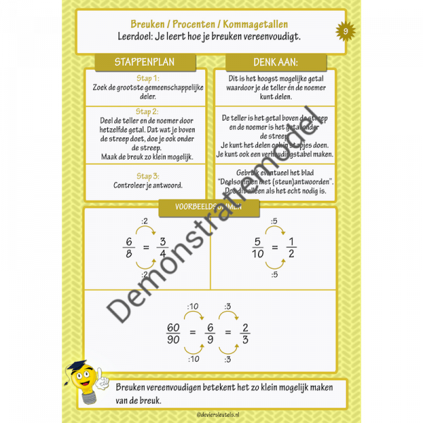 Set Breuken procenten & kommaget. (19) - Afbeelding 5